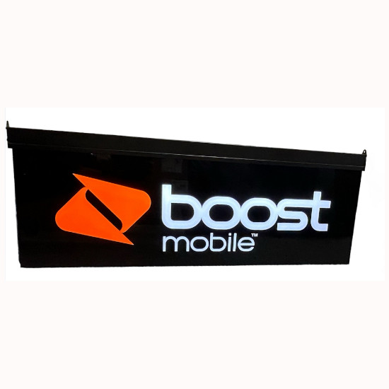 Picture of Boost Mobile indoor light box with wall plug in